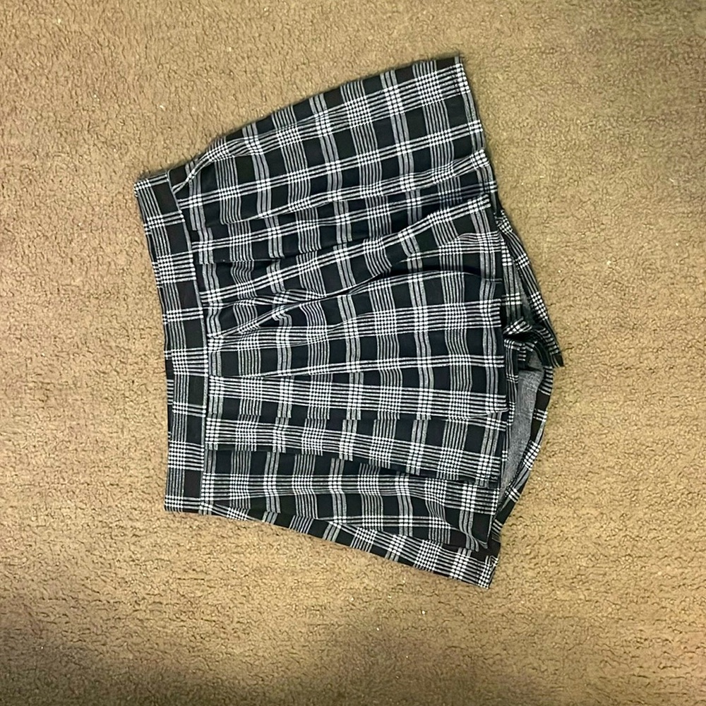 A skirt with shorts underneath